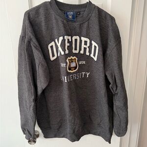 Oxford University Charcoal Sweatshirt